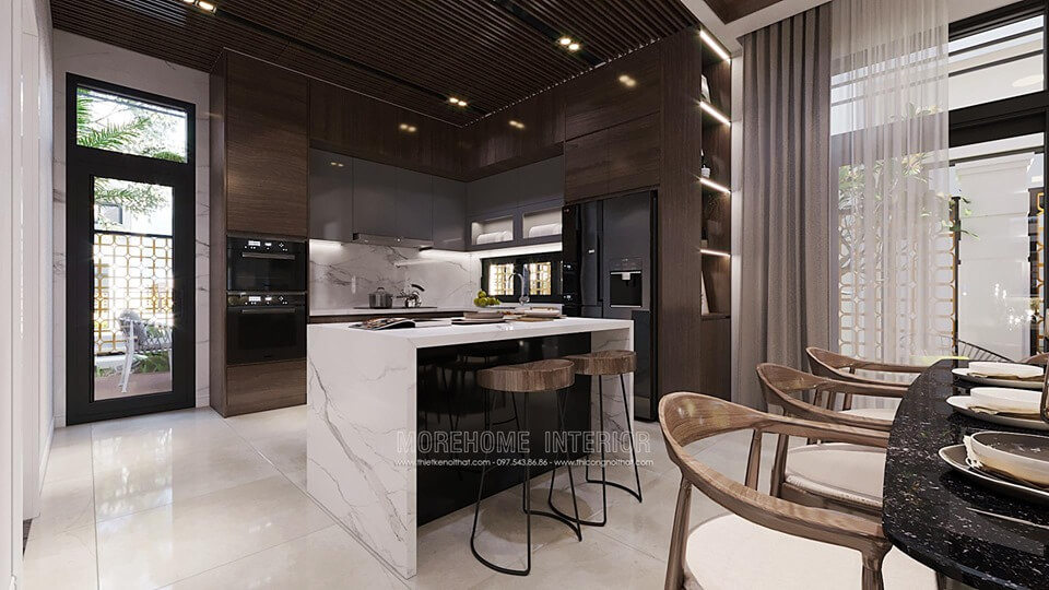 Thiết kế nhà bếp tiện nghi