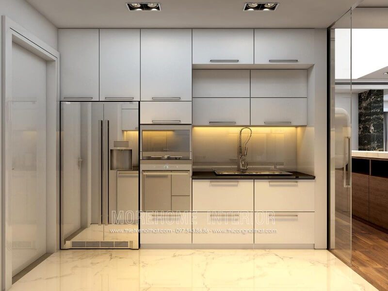 Tuyển tập 24 Mẫu tủ phòng bếp Thiết kế nội thất hiện đại ấn tượng